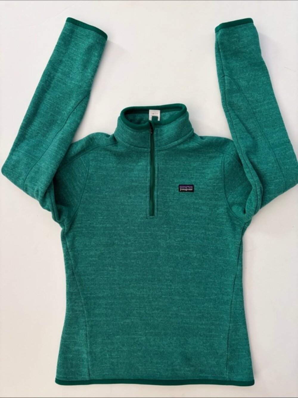 Patagonia Top Women’s Better Sweater in Kelly Green size Small - Picture 6 of 12